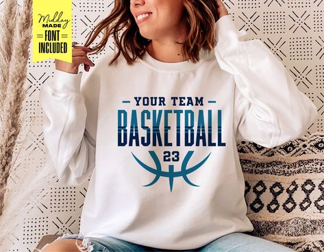 Basketball Team Hoodies Design, Sports Tee Shirt Designs, Basketball Vinyl Shirt Ideas, Basketball School Shirts, Basketball Shirt Designs Team, Basketball Coach Shirt, Basketball Fan Shirts Ideas, School Basketball Shirts, Basketball Designs For Shirts