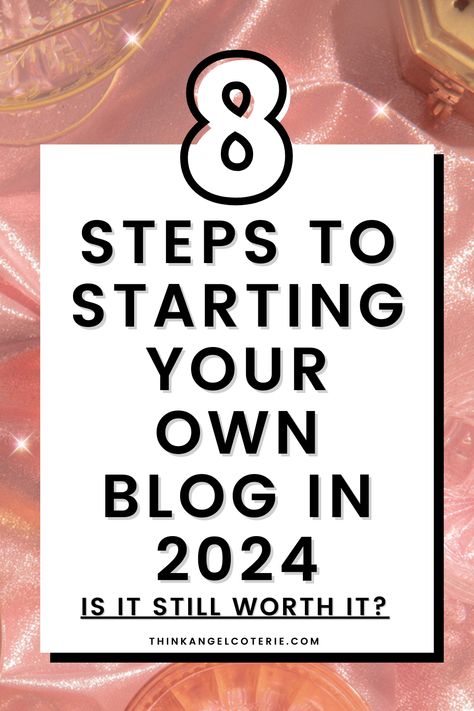 How to Start a Blog in 2024! Is it still worth it? Blog Tips For Beginners, How To Start A Blog In 2024, How To Start A Website, Blogging In 2024, Starting A Blog For Beginners, How To Start A Blog And Make Money, How To Start A Blog For Beginners, How To Start A Podcast For Beginners, Monetize Blog