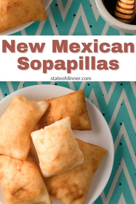 New Mexican sopapillas are soft fried dough that are often served alongside a meal, in place of bread. Enjoy these sopapillas drizzled with honey for dessert or as stuffed sopapillas, where they are filled with taco meat! Fluffy Sopapilla Recipe, Stuffed Sopapillas New Mexico, New Mexico Sopapilla Recipe, Recipe For Sopapillas, Stuffed Sopapilla Recipe, How To Make Sopapillas, Mexican Sopapilla Recipe, Cabbage Pockets, Stuffed Sopapillas