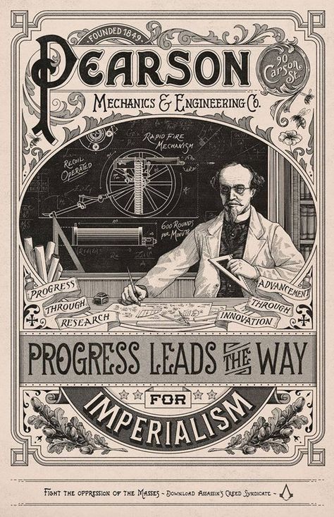 VICTORIAN DESIGN– Heritage Type Co. Vintage Graphic Design, Vintage Typography, Victorian Poster, Victorian Lettering, Assassins Creed Syndicate, Arte Steampunk, Etiquette Vintage, Old Advertisements, Victorian Design