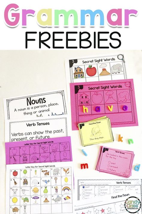 First Grade Grammar, Grammar For Grade 1, Grammar For Kindergarten, First Week Of 3rd Grade, Second Grade Grammar, Nouns Activity, Spelling Sight Words, Book Owl, Phonics Lesson Plans