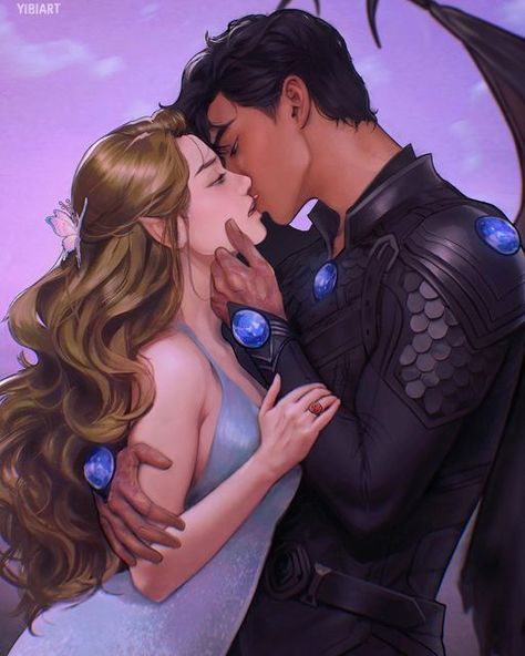 Elriel Acotar Fanart, Elriel Fanart, Books Fanart, Feyre And Rhysand, Acotar Series, Bat Boys, A Court Of Wings And Ruin, Sarah J Maas Books, A Court Of Mist And Fury