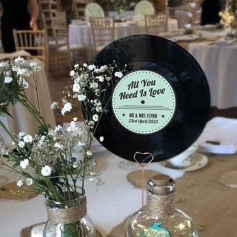 Custom 7" vinyl record labels

Make your own unique 7" vinyl record labels with our custom templates. Choose from a variety of colors, fonts, and designs to create the perfect labels for your records. #vinylrecords #recordlabels . #Record_Placemats_Wedding #Music_Themed_Place_Cards #Vinyl_Record_Decorations_Party #Vinyl_Table_Numbers_Wedding Unique Wedding Table Centerpieces Fun, Vinyl Record Wedding Centerpieces, Vinyl Record Table Centerpiece, Vinyl Record Table Decor, Record Placemats Wedding, Record Wedding Table Plan, Vinyl Record Decorations Party, Vinyl Table Numbers Wedding, Vinyl Record Wedding Table Numbers