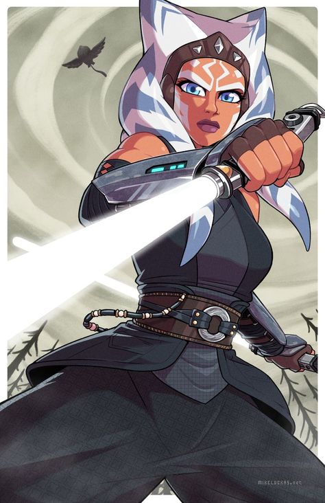 Ahsoka Tano Fanart Cute, Ashoka Tano Art, Ashoka Tano Fanart, Ashoka Star Wars, David Nakayama, Asoka Tano, Star Wars Comic Books, Admiral Thrawn, Jedi Art