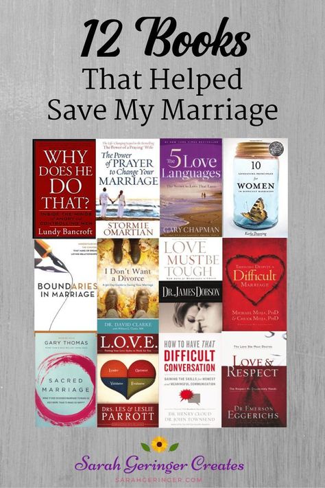 These 12 books helped save my difficult marriage. Read my recommendations in my 4-part series, How to Be a Loving Wife in a Difficult Marriage. #marriagehelp #bookreviews #marriagetroubles #marriagecrisis Difficult Marriage, Love Your Husband, Loving Wife, Marriage Books, 12 Books, Love You Husband, Divorce Papers, Relationship Books, Marriage Help