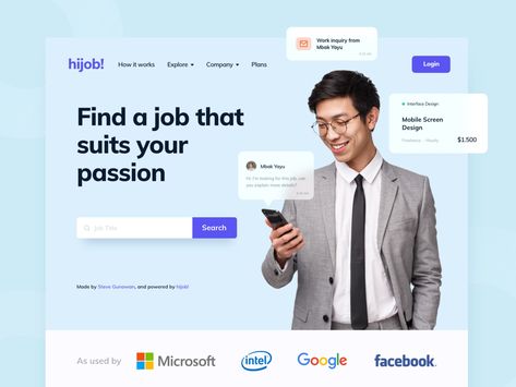 Interface Design, Web Design Jobs, Agency Website, Design Jobs, Screen Design, Show And Tell, Find A Job, Creative Professional, Global Community