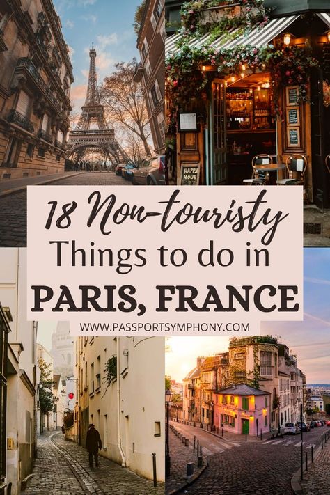 If you’re looking to get away from the crowds and find some non-touristy things to do in Paris, this post will inspire you to get off the beaten track. Must Sees In Paris, Top 10 Things To Do In Paris, What To See In Paris List, Best Things To Do In Paris France, Paris List Things To Do In, Things To Do Paris France, Things To Do In France Bucket Lists, France Must See Places, Unique Paris Things To Do