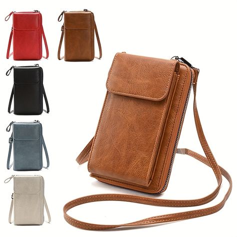 Faster shipping. Better service Outdoor Shopping, Credit Card Holder Wallet, 2023 Trends, Leather Handbags Women, Mobile Phone Bag, Womens Crossbody Bag, Mini Shoulder Bag, Shoulder Messenger Bag, Card Holder Wallet