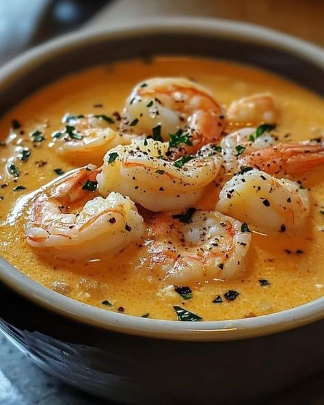 Bobby Flay🍤🍜 | Luxurious Seafood Bisque with Crab and Shrimp | Facebook Crab And Shrimp Recipe, Lobster Bisque Soup, Crab And Shrimp, Bisque Soup, Seafood Bisque, Chef Gordon, Chef Gordon Ramsay, Lobster Bisque, Bobby Flay