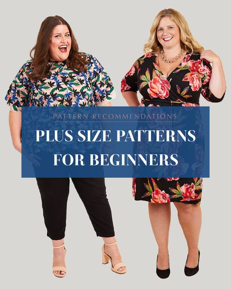 Dress Patterns Free Plus Size, Plus Size Patterns For Women Free Sewing, Plus Size Pants Patterns Free, Plus Size Womens Clothing Sewing Patterns, Free Plus Size Sewing Pattern, Diy Plus Size Clothes Patterns, Easy Plus Size Dress Pattern, Plus Size Skirts For Women, Plus Size Patterns Free