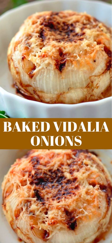 Essen, Onion Baked In Oven, Baked Stuffed Onions Whole, What Are Onions Good For, Baked Vidalia Onion Easy Recipes, Baked Onion Recipes, Whole Onion Recipes, Baked Onions Recipe Simple, Stuffed Vidalia Onion Recipes