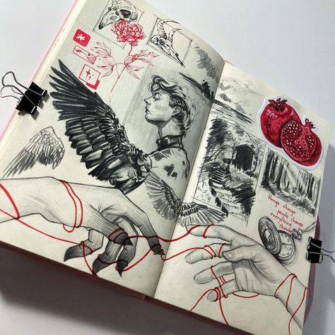 Jess Karp, Aesthetic Sketching, Stairs Art, Black Sketchbook, Sketchbook Aesthetic, Sketchbook Spread, Výtvarné Reference, Landscape Sketch, Sketchbook Art Journal