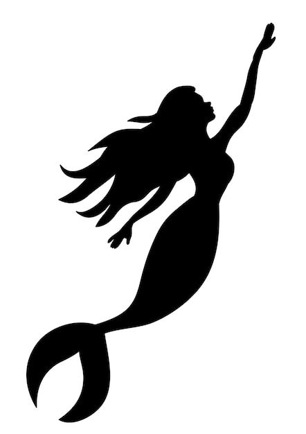 Rat Silhouette, Mermaid Vector, Cartoon Sea Animals, Back Drawing, Idee Cricut, Silhouette Drawing, Sea Mermaid, Mermaid Svg, Mermaid Drawings