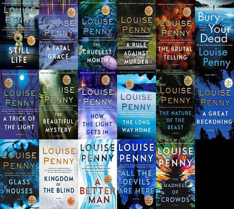 Louise Penny Books In Order, Three Pines Louise Penny, Louise Penny Books, John Grisham Books, Inspector Gamache, Three Pines, Louise Penny, Detective Books, John Grisham