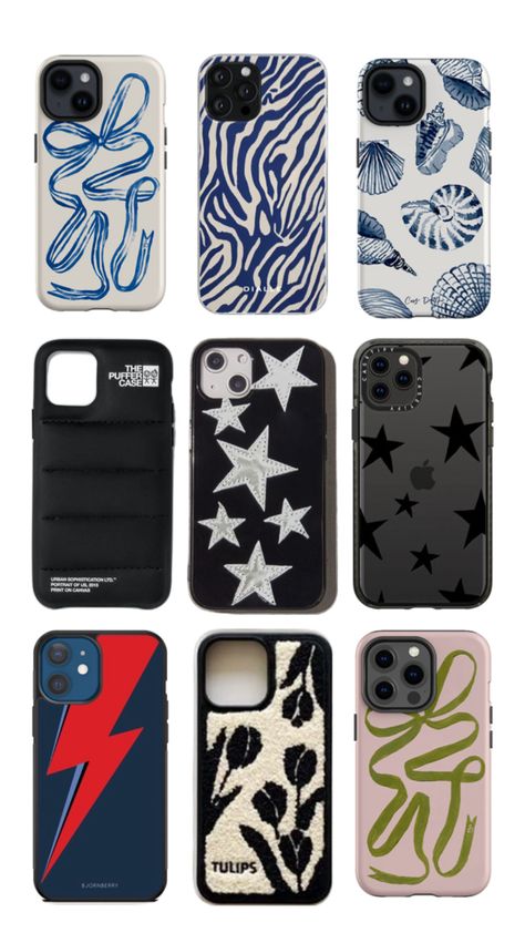 12 iPhone cases inspo Phone Cases Simple, Iphone Case Ideas, Brandy Outfits, Trendy Cases, Trendy Iphone Cases, Space Phone Wallpaper, Girl Phone Cases, Collage Phone Case, Trendy Phone Cases