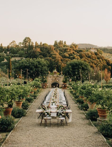 The Most Beautiful Dining Setups for an Unforgettable Wedding Reception | Green Wedding Shoes Wedding Ceremony Ideas, Italian Inspired Wedding, Small Wedding Receptions, Funny Vine, Bridal Couple, Italian Theme, Greenery Wedding Decor, Tuscan Wedding, Table Set Up