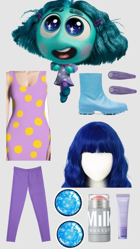 Outfits inspired by inside out characters!!!: ENVY Inside Out Halloween Costumes, 2 Halloween Costumes, Inside Out Costume, Inside Out Characters, School Events, Trunk Or Treat, Christmas Costumes, Character Costumes