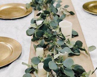 Eucalyptus Wedding Decor, Eucalyptus Centerpiece, Artificial Eucalyptus Garland, Fresh Garlands, Wedding Archway, Feuille Eucalyptus, Fresh Eucalyptus, Artificial Eucalyptus, Willow Leaf