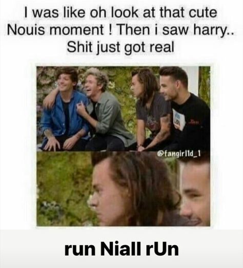 One Direction One Direction Pictures, Larry Shippers, 1d Funny, One Direction Wallpaper, One Direction Photos, One Direction Humor, One Direction Memes, Harry Styles Photos, Louis And Harry