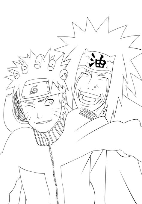 Naruto Painting Ideas On Canvas, Naruto Drawings Easy, Naruto Painting, Manga Coloring Book, Anime Coloring, Naruto Sketch Drawing, Anime Lineart, Naruto Tattoo, Best Anime Drawings