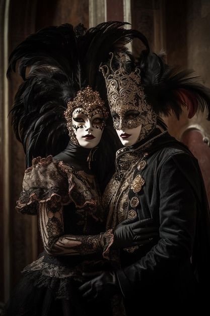Opera Mask Aesthetic, Masquerade Masks Full Face, Venetian Costumes Men, Victorian Masked Ball, Couple Masquerade Outfits, Venetian Masquerade Costumes, Dark Masquerade Aesthetic, Spooky Masquerade, Fantasy Masquerade Mask