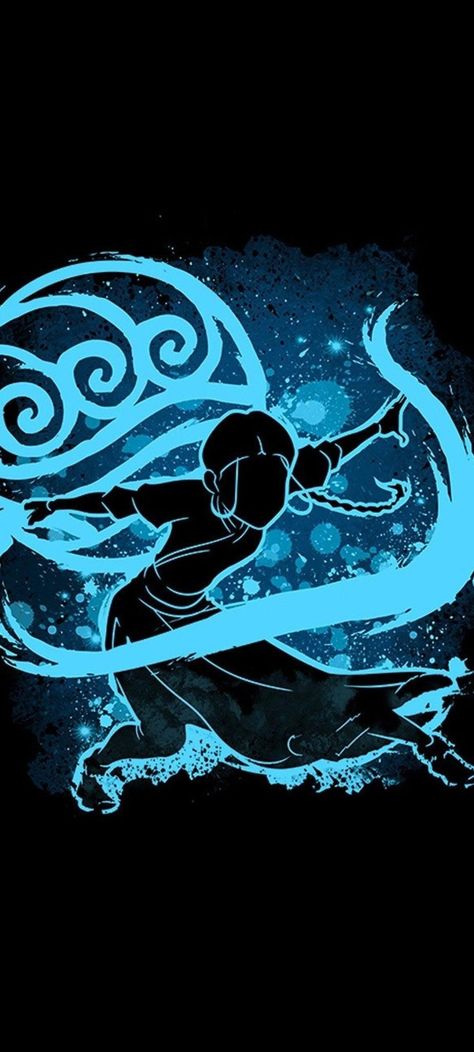 Manga Aesthetic Icon, Water Bending, Aang Katara, Avatar Wallpaper, Wallpaper Manga, Anime Avatar, Manga Aesthetic, Aztec Tattoo, Water Tribe