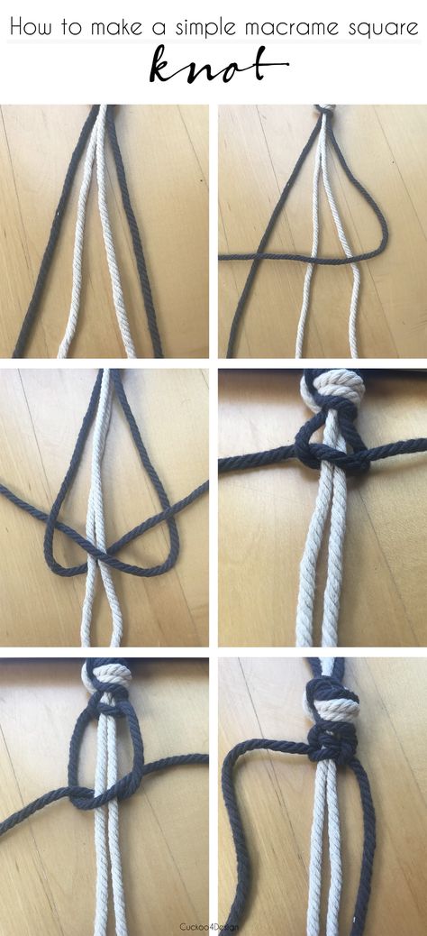 How to make a macrame square knot | How to make macrame | making simple macrame knots #macrame #macrametutorial Friendship Bracelet Square Knot, Wool Friendship Bracelets, Macrame Knot Bracelet, Bracelet From Yarn, Simple Knot Bracelet, How To Friendship Bracelets Tutorials, How To Make Wool Bracelets, How To Make A Friendship Bracelet Easy, How To Make A Macrame Bracelet