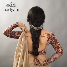 Full Sleeve Deep Neck Blouse, Full Sleeves Cotton Blouse Designs, Blouse Designs With Long Sleeves, Full Sleeve Blouse Designs Cotton, Full Sleeved Blouses Saree, Kalamkari Full Sleeve Blouse, Fancy Blouse Designs Full Sleeve, Full Sleeve Sari Blouse, Full Sleeve Half Saree