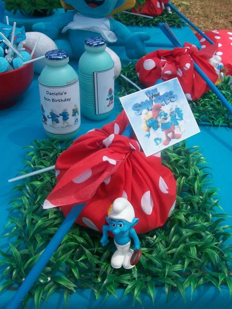 Smurfs Party Pack - By www.supakids.co.za Smurfs Party Decorations, Smurf Birthday, Smurfs Birthday, Smurfs Party, Girl Bday Party, Party Pack, 4th Birthday Parties, 8th Birthday