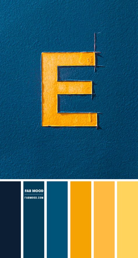 Prussian Blue and Yellow Color Scheme – Prussian Color Combination Combination Blue Colors, Navy Blue Complementary Colors, Navy Green Yellow Color Palettes, Navy Contrast Color Palettes, Blue Scheme Color, Blue Combos Colour Palettes, Color Combos With Orange, Black And Yellow Colour Palette, Navy Mustard Color Palette