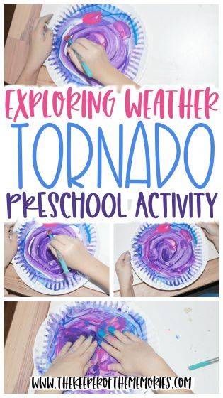 Preschool Weather Activities Crafts, Weather For Preschool, Tornado Activities, Weather Crafts Preschool, Tornado Craft, Weather Preschool, Weather Lesson Plans, Tracing Preschool, Weather Activities Preschool