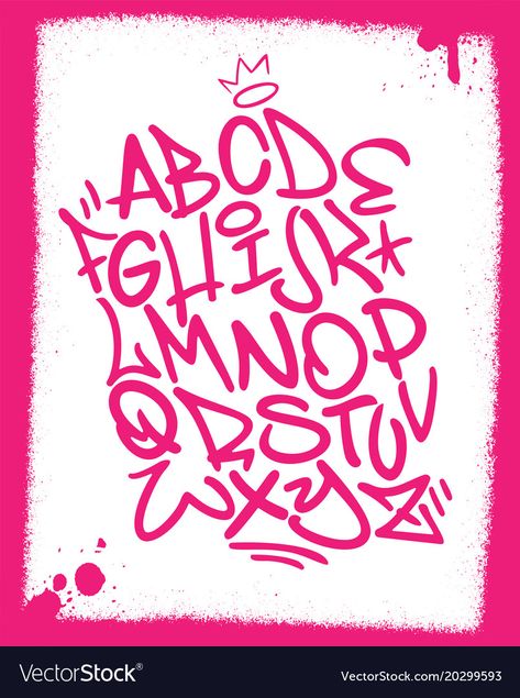 Hip Hop Typography, Scream Prints, Cool Fonts Alphabet Graffiti, Graffiti Font Alphabet, Hip Hop Font, Cool Fonts Alphabet, Graffiti Colors, Tattoo Lettering Alphabet, Markers Drawing Ideas