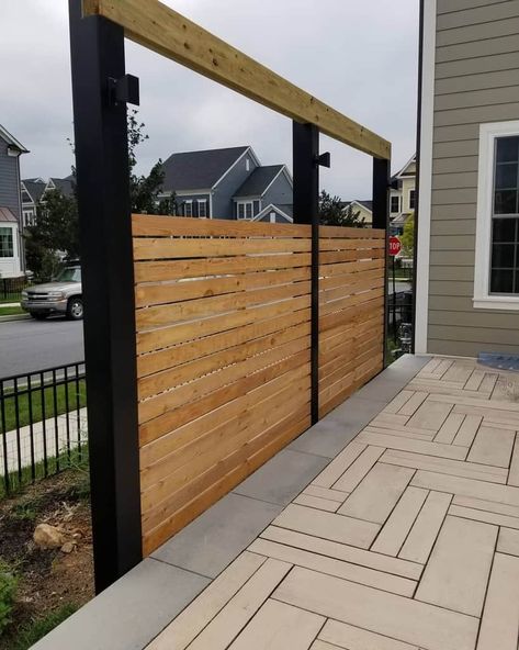 Outdoor Wood Screen Wall, Wood Panel Privacy Fence, Outdoor Wood Privacy Screen, Decks Privacy Wall, Cedar Patio Privacy Wall, Outside Dividers Privacy Screens, Wood Slat Patio Wall, Pergola Privacy Wall Ideas, Screening Ideas Outdoor Patio