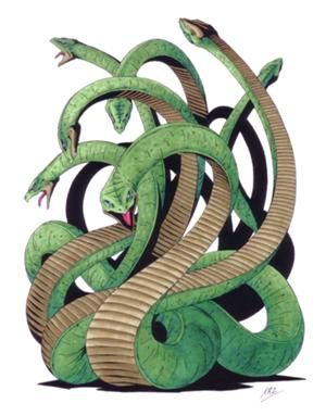 Orochi-Persona 3 version. The eight headed and eight tailed serpent from Japanese lore. The serpent was slain by Susano-o in order to save Kushinada-Hime and gain her as his bride. Serpent Dragon, Yamata No Orochi, Giant Snake, List Of Skills, Shin Megami Tensei, Giant Monsters, Mythological Creatures, Arte Fantasy, Character Ideas