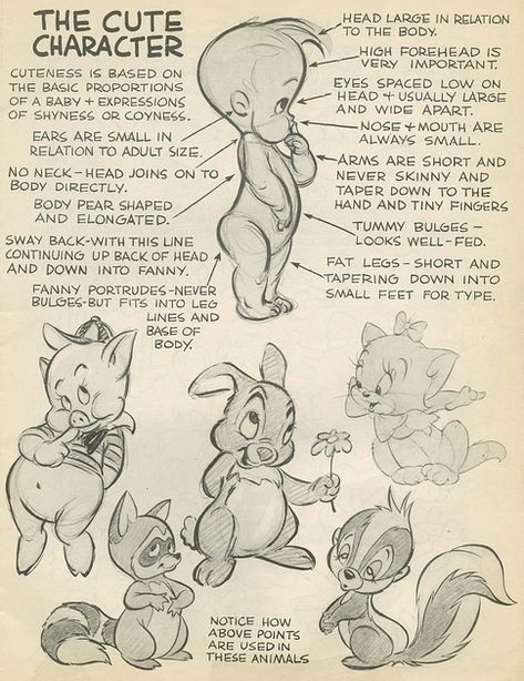 The Declassified Disney Cuteness Formula | A Scientific Approach To The Cute Of The Teacup Pig. Disney Drawings, Croquis Disney, Character Design Cartoon, Pixel Art Characters, Disney Sketches, 캐릭터 드로잉, 인물 드로잉, Fantasy Warrior, Character Design References