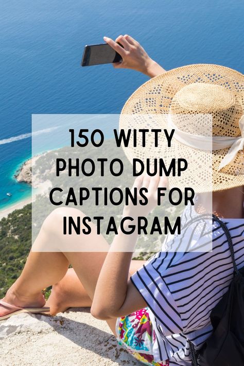 Looking for the perfect caption to go with your photo dump on Instagram? Check out these 150 creative ideas! Travel Dump Caption, Vacation Photo Dump Captions, Photo Dump Captions, Plane Quotes, Dump Captions, Rain Quotes, Clever Captions, Travel Captions, Instagram Captions Clever