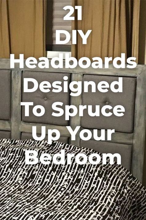 21 DIY Headboard Ideas Designed to Spruce up Your Bedroom. Bedroom headboard makeover ideas to give your home bedroom a modern update that's fresh and inviting for the new season. Frugal furniture flips for your bed's headboard on a budget. Inspiring before and after furniture ideas using upcycled thrift store finds and more. Learn how to build a bed frame and headboard with these DIY furniture design ideas from Hometalk. How to upcycle found objects for a DIY headboard and frame. #furniture Diy Headboards, Headboard Makeover, Diy Headboard Ideas, Cottagecore Garden, Antique Headboard, Headboard Shapes, Headboard Ideas, Cushion Headboard, Eco Friendly Home