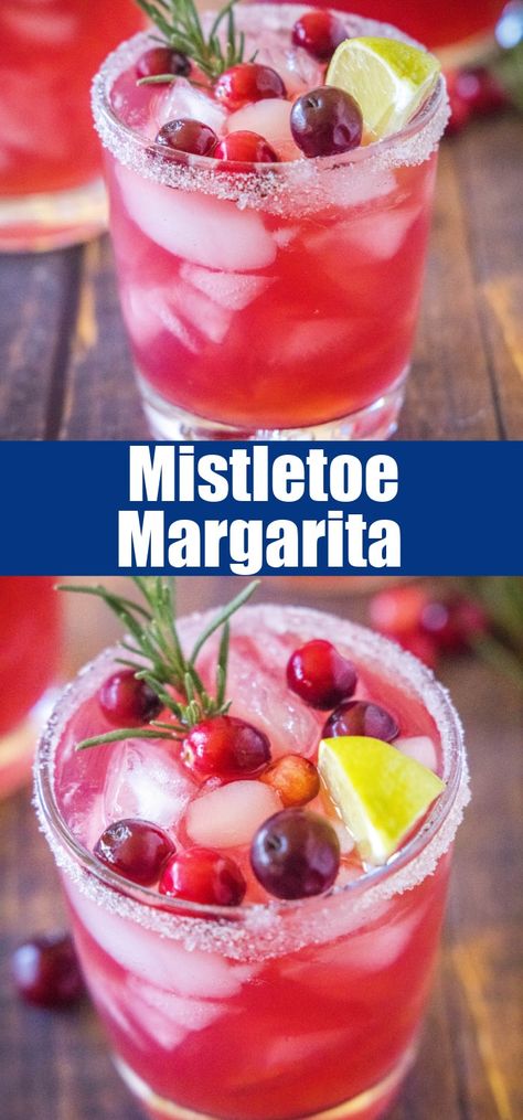 Christmas Drinks Alcohol, Christmas Sangria, Margaritas, Mistletoe Margarita, Fun Holiday Drinks, Holiday Margaritas, Cranberry Margarita, Christmas Punch Recipes, Tequila Drinks