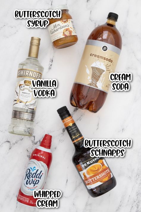 Butter Beer Recipe Harry Potter Alcohol, 21st Harry Potter Birthday, Butter Beer Alcoholic Recipe, Butterbeer Alcoholic Recipe, Alcoholic Harry Potter Drinks, Vanilla Schnapps Drinks, Alcoholic Butter Beer Recipe Harry Potter, Harry Potter Theme Alcohol Drinks, Harry Potter Signature Drinks