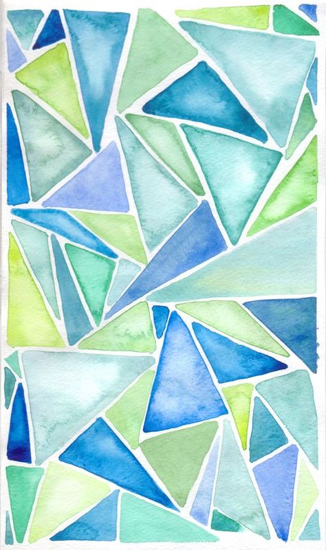 I really like the colors here. Also, I think I could do something like this. Probably not as pretty, with the shapes fading in the middle, but at least something similar. Art Watercolour, Watercolor Paintings Easy, 수채화 그림, Lukisan Cat Air, Easy Watercolor, Beginner Painting, Watercolor Inspiration, Water Painting, Decor Rustic