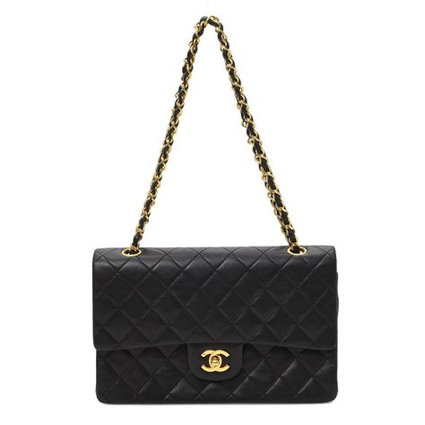 Chanel Medium Bag, Shoulder Bag Chanel, Chanel Double Flap Bag, Coco Chanel Bags, Black Chanel Bag, Channel Bag, Chanel Bag Black, Tas Chanel, Channel Bags