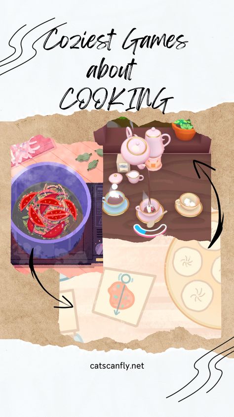 Explore culture through food and make cute cozy cat friends in these 5 games that feature food and cooking! Cute Games Android, Cozy Games For Android, Cozy Android Games, Cute Android Games, Cozy Switch, Aesthetic Apps Games, Cozy Games, Game Recommendations, Cozy Gaming