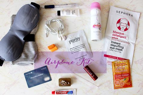 Travel Packing, Airplane Kit, Organic Market, Travel Pack, Beauty Kit, Be Prepared, The Mirror, Travel With Kids, Sephora