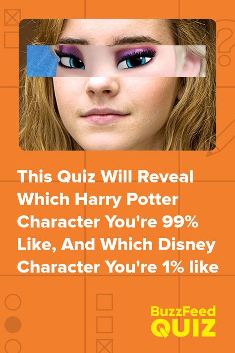 This Quiz Will Reveal Which Harry Potter Character You're 99% Like, And Which Disney Character You're 1% like Harry Potter Quiz Buzzfeed, Harry Potter Sorting Hat Quiz, Sorting Hat Quiz, Disney Character Quiz, Harry Potter Recipes, Harry Potter Character Quiz, Harry Potter Buzzfeed, Quiz Disney, Harry Potter Test