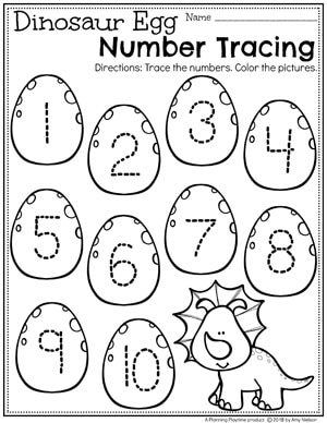 Dinosaur Preschool Theme, Preschool Number Tracing, Preschool Dinosaurs, Dinosaur Preschool, Dinosaur Crafts Preschool, Dinosaur Worksheets, Dinosaur Lesson, Dinosaur Theme Preschool, Preschool Theme Activities