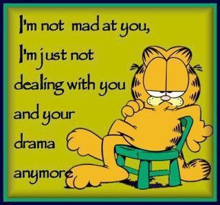 yes! lol, frig some people! hate a two faced person...karma is a bitch! Humour, Garfield Quotes, Tweety Bird Quotes, No More Drama, Garfield And Odie, Bird Quotes, Drama Quotes, Drama Queen, Life Quotes Love