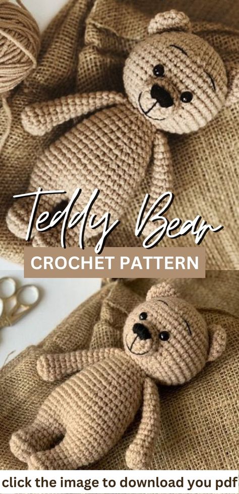 Bear Amigurumi Amigurumi Patterns, One Piece Crochet Teddy Bear Pattern Free, Amigurumi Free Bear Pattern, Easy Bear Crochet Pattern Free, Easy Crochet Teddy Bear For Beginners, Small Crochet Teddy Bear Free Pattern, How To Crochet Teddy Bear, Free Crochet Patterns Amigurumi Easy Teddy Bears, No Sew Teddy Bear Crochet Pattern