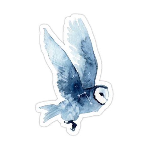 Blue Stickers, Owl Stickers, Profile Wallpaper, Magic Eyes, Phone Stickers, Stickers For Sale, Barn Owl, Blue Butterfly, Pretty And Cute