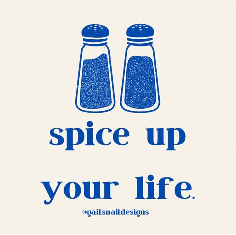 Funky quote about spicing up your life. Life Quotes, Quotes, Spice Quotes, Funky Quote, Redbubble Stickers, Spice Up Your Life, Spice Up, Spice Things Up, Condiments