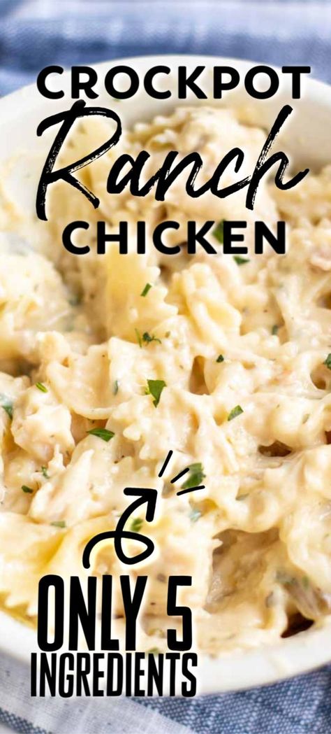 Easy Crock Pot Chicken Meals, No Cheese Crockpot Recipes, Ranch Packet Crockpot Chicken, Crockpot Chicken Recipes With Ranch Packet, Keto Ranch Chicken Crock Pot, Chicken Ranch Slow Cooker, Crockpot Chicken Recipes Over Rice, Easy Ranch Chicken Crockpot, Simple Chicken Slow Cooker Recipes